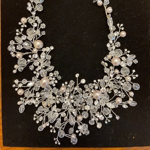 demetrios Bridal necklace & earrings set